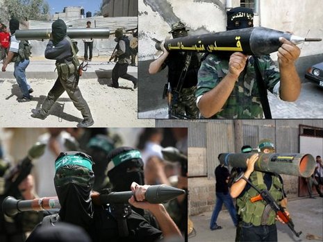 Hamas rocket launchers